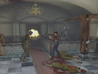 une photo d'Ã©cran de Resident Evil Code Veronica sur Sega Dreamcast